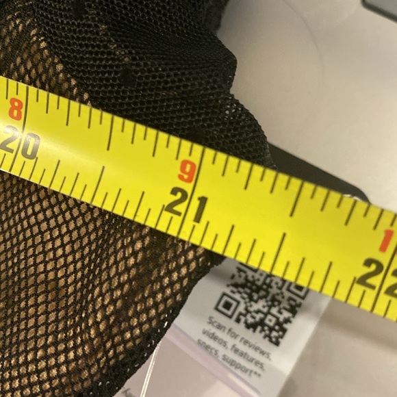 GUESS - NWT - shorts romper: black lace & mesh w sheer l/s & nude lining - XL - Picture 6 of 16